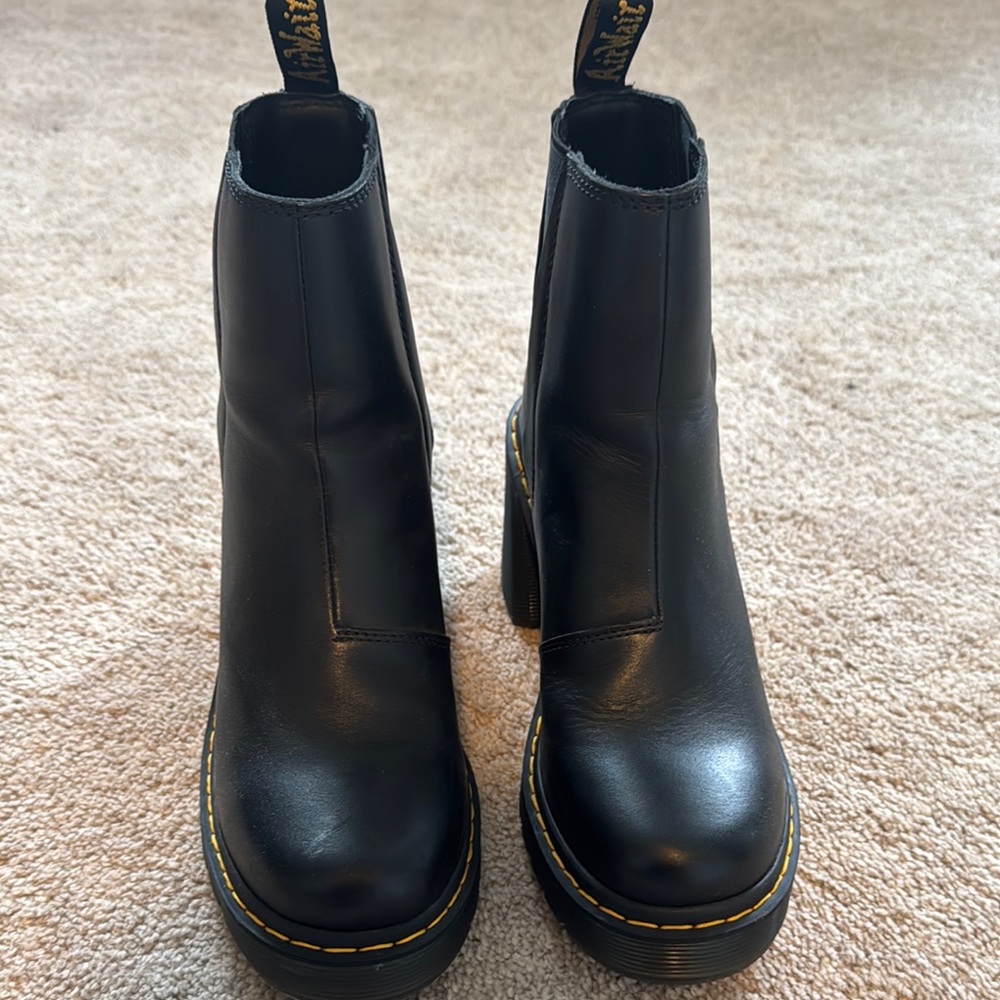 Dr. Martens Spence Black Leather Women's Boots